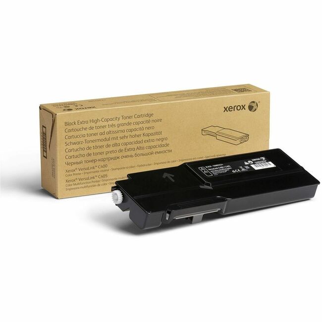 Xerox 106R03524 Genuine Xerox&reg; VersaLink&reg; C400 Color Printer, C405 Color Multifunction Printer Black Extra High capacity Toner Cartridge (10500 Pages) - 106R03524