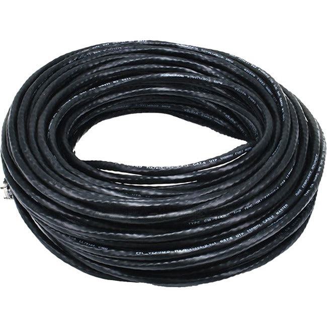 Monoprice, Inc. 2164 Monoprice Cat5e 24AWG UTP Ethernet Network Patch Cable, 100ft Black
