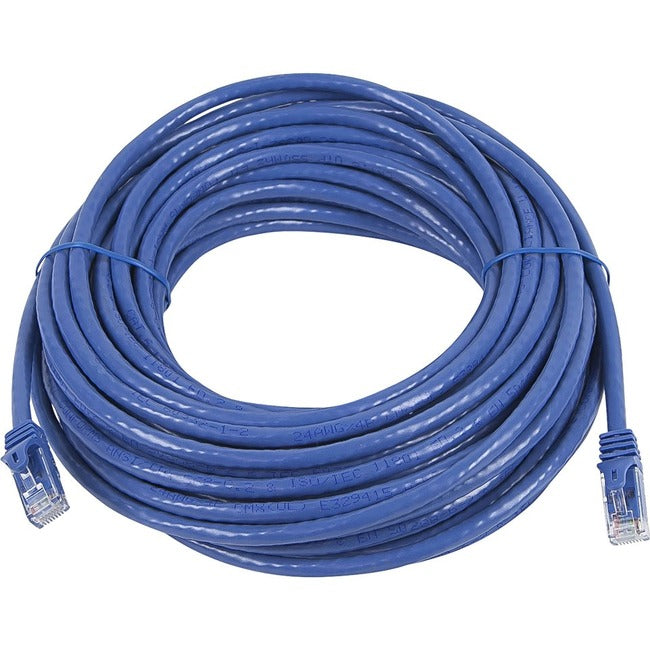 Monoprice, Inc. 11374 Monoprice FLEXboot Series Cat6 24AWG UTP Ethernet Network Patch Cable, 75ft Blue