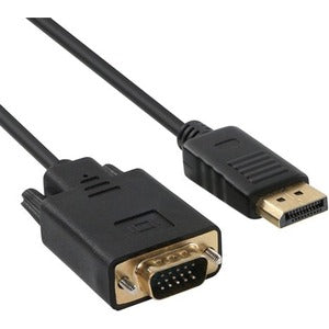 Axiom DPMVGAM03-AX DisplayPort Male to VGA Male Adapter Cable 3ft