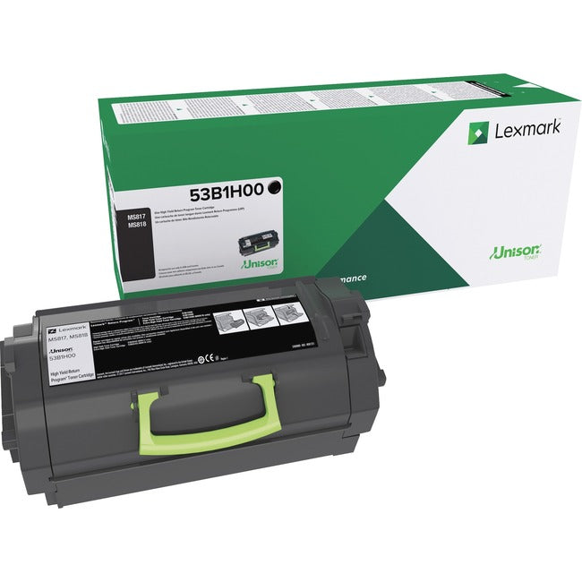 Lexmark 53B1H00 Unison Original High Yield Laser Toner Cartridge - 1 Each