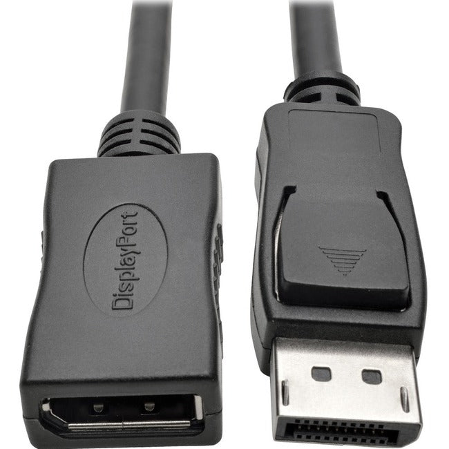 Eaton P579-010 Tripp Lite Series DisplayPort Extension Cable with Latch, 4K @ 60 Hz, HDCP 2.2 (M/F),10 ft. (3.05 m)