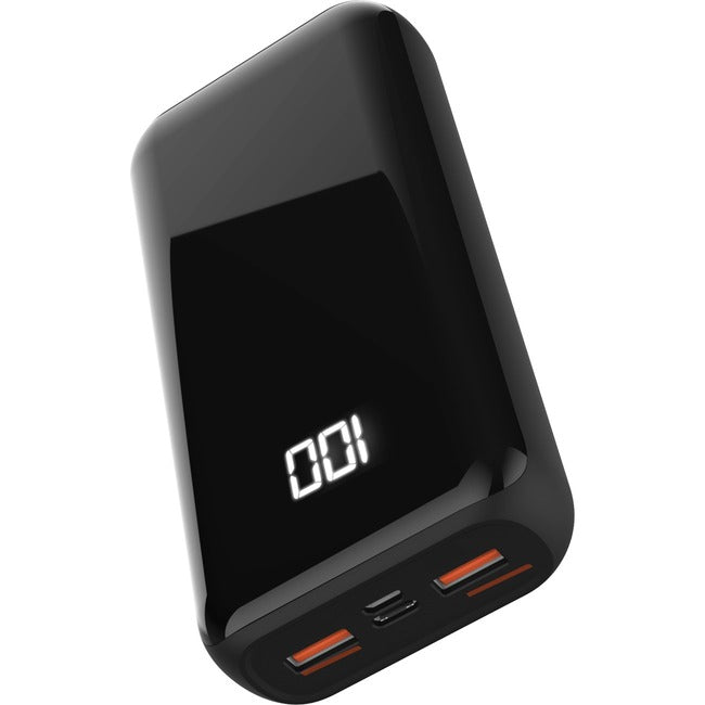 Monoprice, Inc. 15168 Hypercel 20000mAh Dual USB + USB-C Power Bank with Digital Battery Indicator