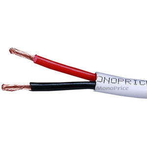 Monoprice, Inc. 4046 Monoprice 250ft 18AWG CL2 Rated 2-Conductor Loud Speaker Cable (For In-Wall Installation)