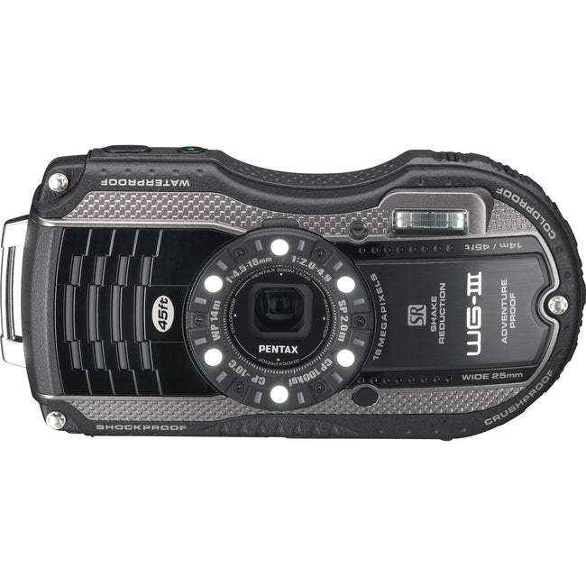 Monoprice, Inc. 12684 Pentax WG-3 16 Megapixel Compact Camera - Black