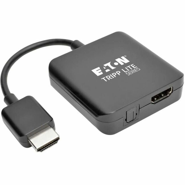 Eaton P130-06N-AUDIO Tripp Lite Series 4K HDMI Audio De-Embedder/Extractor with TOSLINK and 3.5 mm Stereo Output, 5.1 Channel, HDCP, 4K 30Hz, 6-in. (15.24 cm)