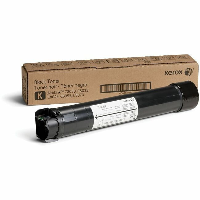 Xerox 006R01697 Genuine Xerox&reg; AltaLink&reg; C8000 Series Color Multifunction Printers, EC8000 Series Black Standard capacity Toner Cartridge (26000 Pages) - 006R01697