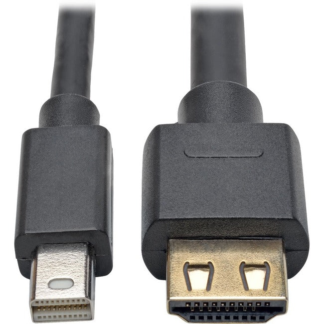 Eaton P586-010-HD-V2A Tripp Lite by Eaton Mini DisplayPort 1.2a to HDMI Active Adapter Cable (M/M) 4K 60 Hz HDCP 2.2 10 ft. (3.1 m)