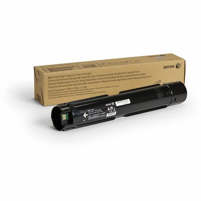 Xerox 106R03737 Genuine Xerox&reg; VersaLink&reg; C7000 Series Color Multifunction Printers Black High capacity Toner Cartridge (23600 Pages) - 106R03737