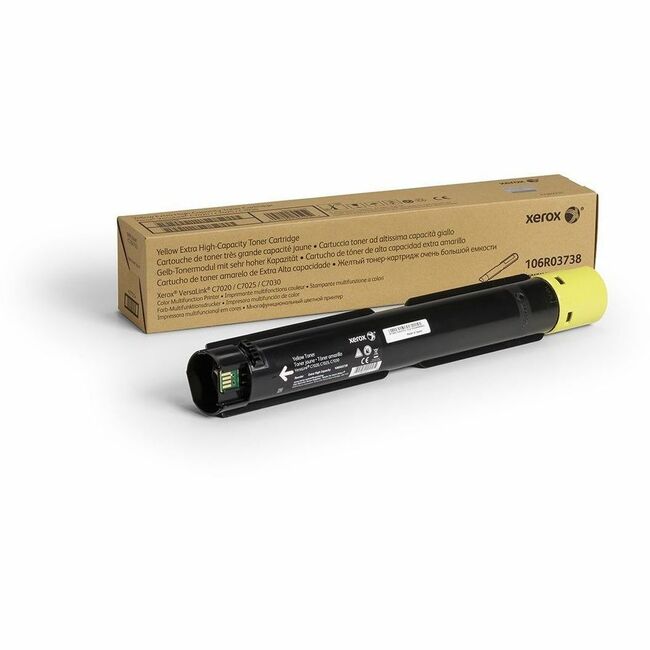 Xerox 106R03738 Genuine Xerox&reg; VersaLink&reg; C7000 Series Color Multifunction Printers Yellow High capacity Toner Cartridge (16500 Pages) - 106R03738