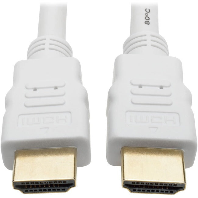 Eaton P568-025-WH Tripp Lite Series High-Speed HDMI Cable, Digital Video and Audio, HD (M/M), White, 25 ft. (7.62 m)