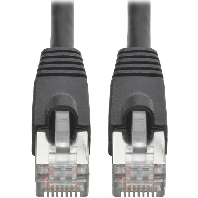 Eaton N262-025-BK Tripp Lite Series Cat6a 10G Snagless Shielded STP Ethernet Cable (RJ45 M/M), PoE, Black, 25 ft. (7.62 m)