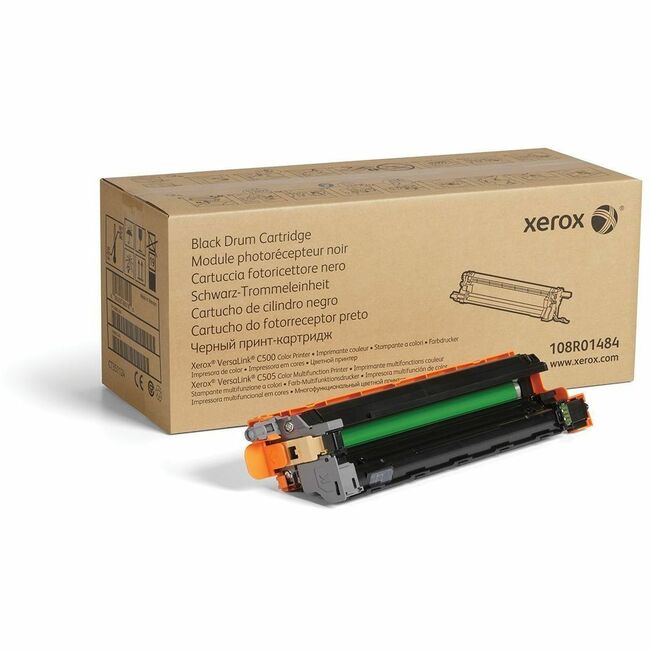 Xerox 108R01484 Genuine Xerox Black Drum Cartridge For VersaLink C500/C505