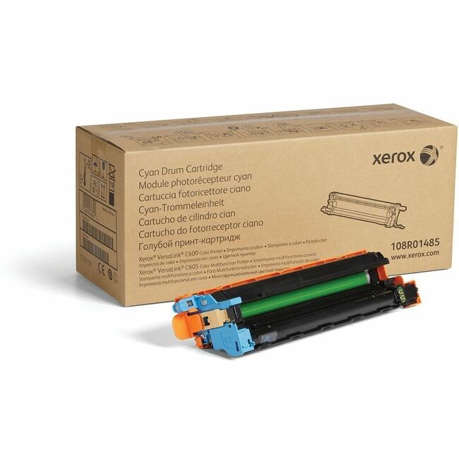 Xerox 108R01485 Genuine Xerox Cyan Drum Cartridge For VersaLink C600/C605