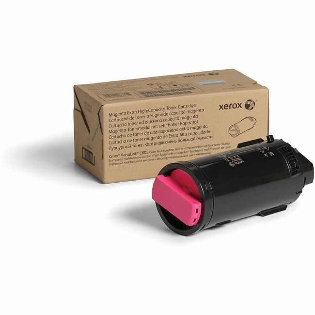 Xerox 106R03929 Genuine Xerox&reg; VersaLink&reg; C605 Color Multifunction Printer Magenta Extra High capacity Toner Cartridge (16800 Pages) - 106R03929