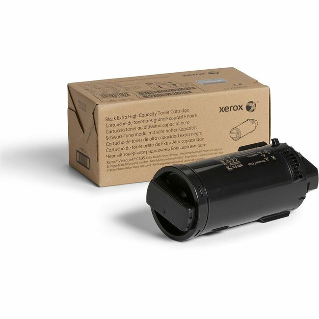 Xerox 106R03931 Genuine Xerox&reg; VersaLink&reg; C605 Color Multifunction Printer Black Extra High capacity Toner Cartridge (16900 Pages) - 106R03931