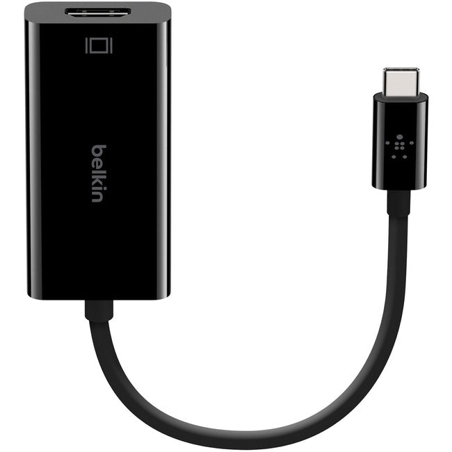Belkin International INC B2B144-BLK Belkin USB-C to HDMI Adapter Cable, 4k, video adapter - black - Thunderbolt 3/DisplayPort