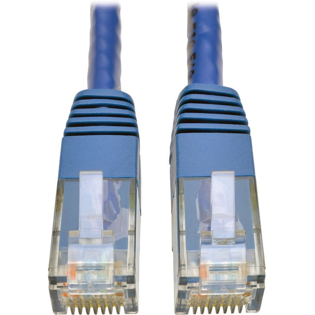 Eaton N200-075-BL Tripp Lite Series Cat6 Gigabit Molded (UTP) Ethernet Cable (RJ45 M/M), PoE, Blue, 75 ft. (22.86 m)