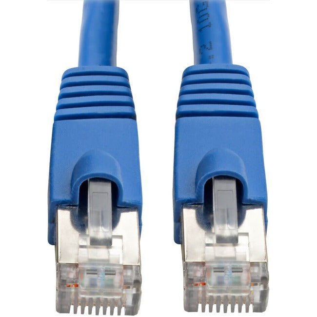 Eaton N262-035-BL Tripp Lite Series Cat6a 10G Snagless Shielded STP Ethernet Cable (RJ45 M/M), PoE, Blue, 35 ft. (10.67 m)