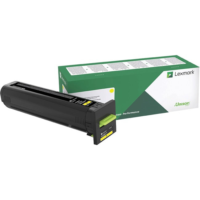 Lexmark 72K00YG Unison Original Laser Toner Cartridge - Yellow - 1 Each