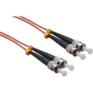 Axiom AXG94627 ST/ST Multimode Duplex OM1 62.5/125 Fiber Optic Cable 15m - TAA Compliant