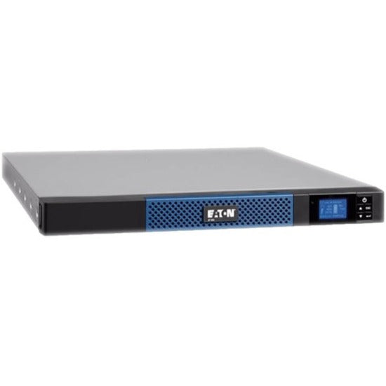 Eaton 5P1550GR-L 5P UPS with 1550VA capacity, 6 C13 outlets, lithium-ion battery, true sine wave, 1U rack-mount design
