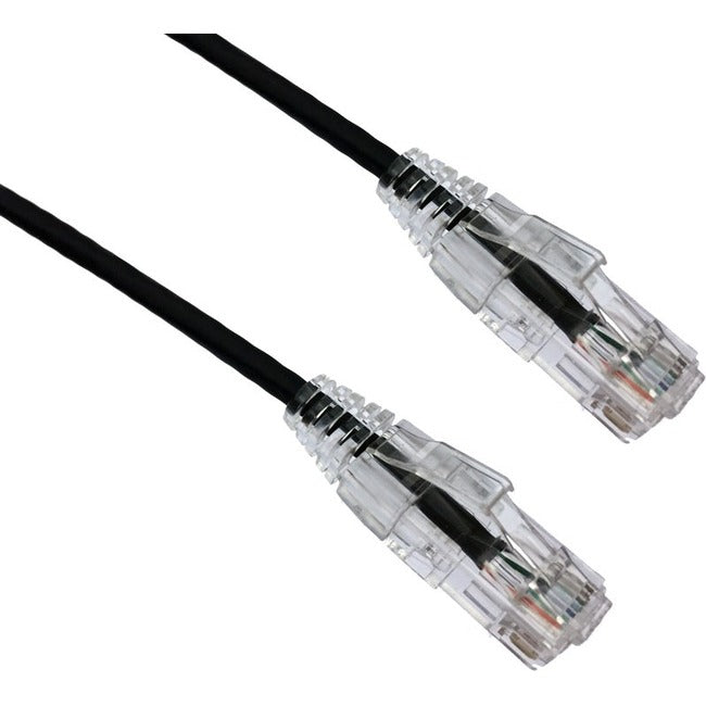 Axiom C6ABFSB-K100-AX 100FT CAT6A BENDnFLEX Ultra-Thin Snagless Patch Cable 650mhz (Black)