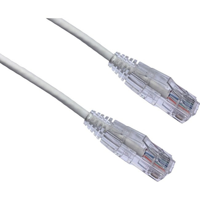 Axiom C6ABFSB-W80-AX 80FT CAT6A BENDnFLEX Ultra-Thin Snagless Patch Cable 650mhz (White)