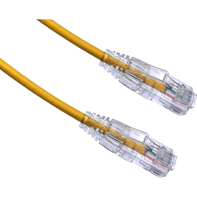 Axiom C6ABFSB-Y40-AX 40FT CAT6A BENDnFLEX Ultra-Thin Snagless Patch Cable 650mhz (Yellow)
