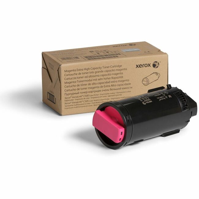 Xerox 106R04015 Genuine Xerox&reg; VersaLink&reg; C505 Color Multifunction Printer Magenta High capacity Toner Cartridge (9000 Pages) - 106R04015
