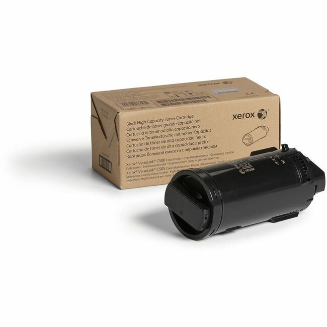 Xerox 106R04017 Genuine Xerox&reg; VersaLink&reg; C505 Color Multifunction Printer Black High capacity Toner Cartridge (12100 Pages) - 106R04017