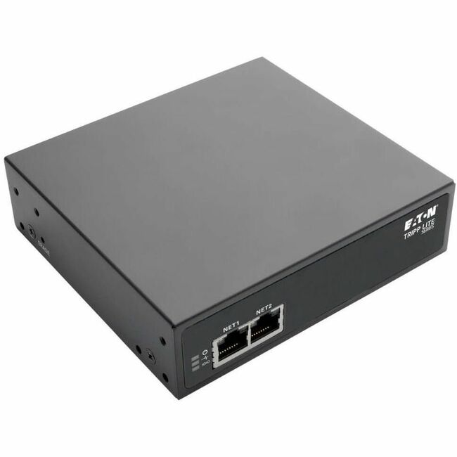 Eaton Tripp Lite 4-Port Console Server with dual GB NIC, 4GB flash, and 4 USB ports, used for terminal and device management