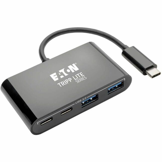Eaton U460-004-2A2CB Tripp Lite Series 4-Port USB-C Hub, USB 3.x (5Gbps), 2x USB-A, 2x USB-C, Black