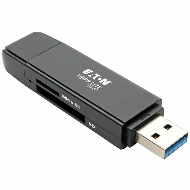 Eaton U452-000-SD-A Tripp Lite Series USB-C Memory Card Reader, 2-in-1 USB-A/USB-C, USB 3.1 Gen 1