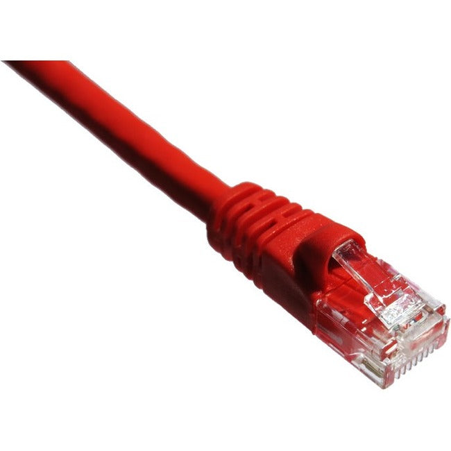 Axiom AXG95825 25FT CAT6A 650mhz Patch Cable Molded Boot (Red) - TAA Compliant