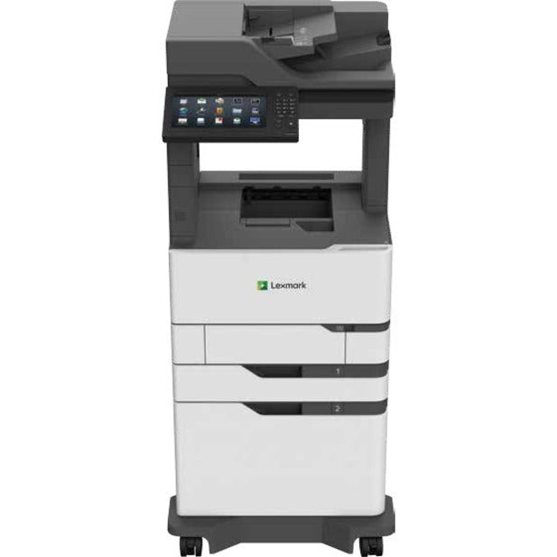 Lexmark 25B0611 MX820x MX826adxe Laser Multifunction Printer-Monochrome-Copier/Fax/Scanner-70 ppm Mono Print-1200x1200 Print-Automatic Duplex Print-350000 Pages Monthly-2750 sheets Input-Color Scanner-600 Optical Scan-Monochrome Fax-Gigabit Ethernet