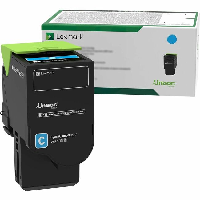 Lexmark 78C1XC0 Unison Original Extra High Yield Laser Toner Cartridge - Cyan - 1 Each