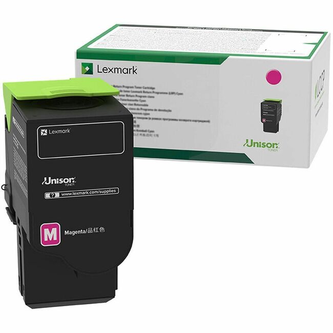 Lexmark 78C1XM0 Unison Original Extra High Yield Laser Toner Cartridge - Magenta - 1 Each