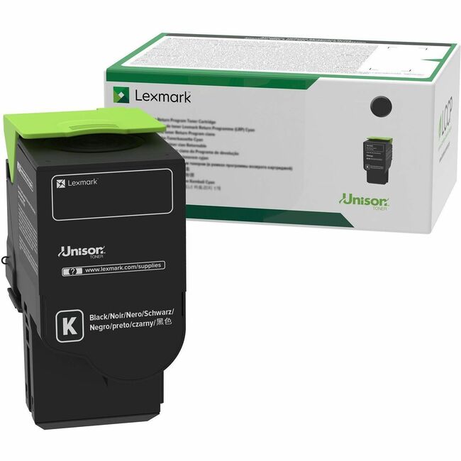 Lexmark 78C1XK0 Unison Original Extra High Yield Laser Toner Cartridge - Black - 1 Each