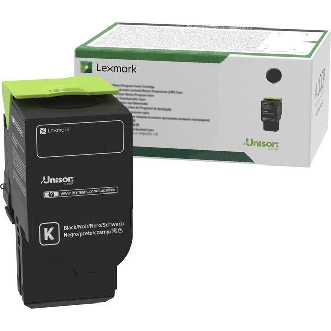 Lexmark 78C1UK0 Unison Original Ultra High Yield Laser Toner Cartridge - Black - 1 Each