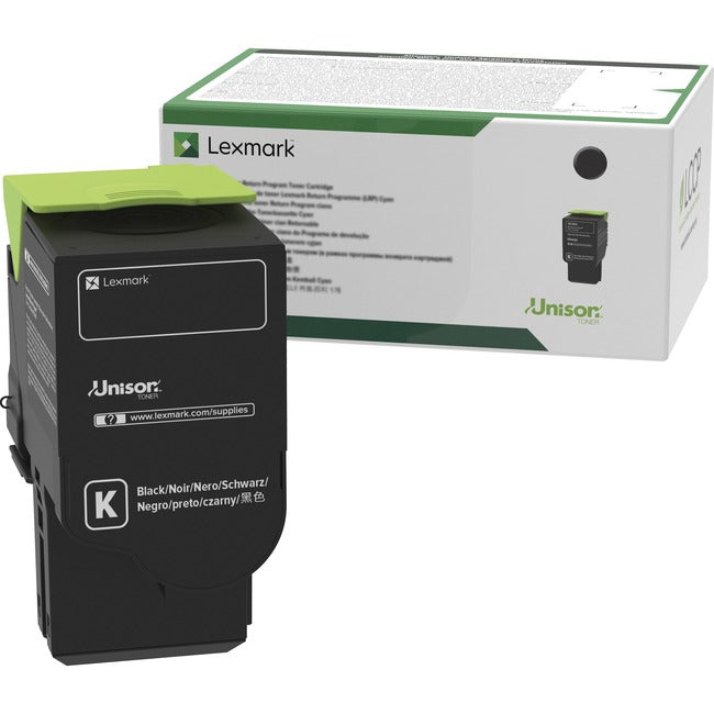 Lexmark C231HK0 Unison Original High Yield Laser Toner Cartridge - Black - 1 Each
