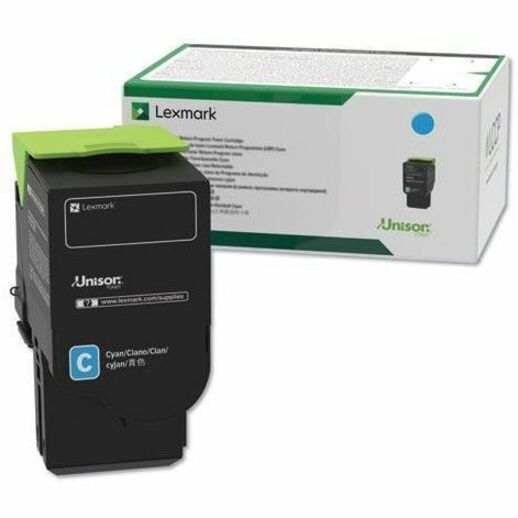 Lexmark C241XC0 Original Extra High Yield Laser Toner Cartridge - Cyan - 1 Each