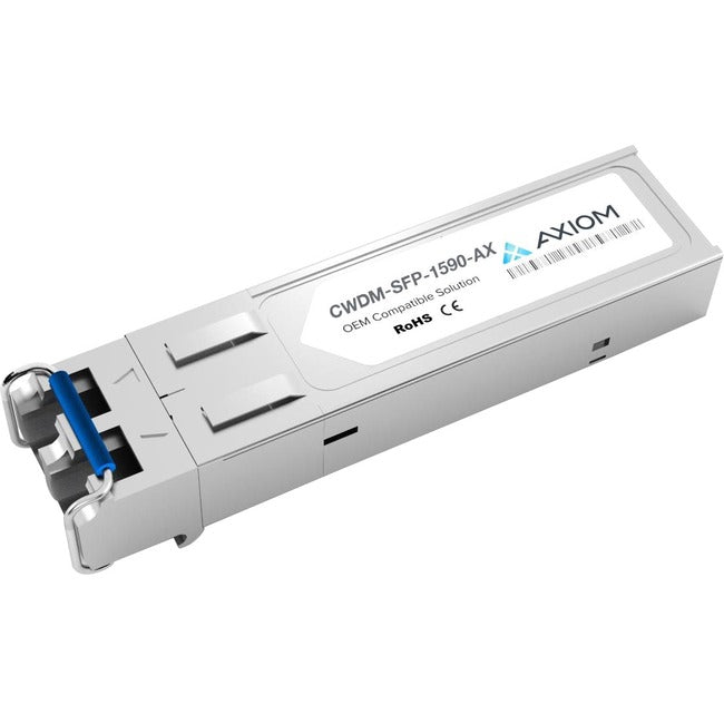 Axiom CWDM-SFP-1590-AX CWDM SFP 1590nm GE & 1G/2G FC, Red for Cisco - CWDM-SFP-1590