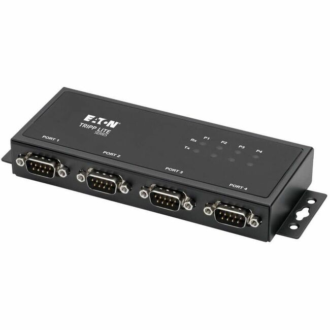 Eaton U208-004-IND Tripp Lite Series 4-Port RS-422/RS-485 USB to Serial FTDI Adapter with COM Retention (USB-B to DB9 F/M)