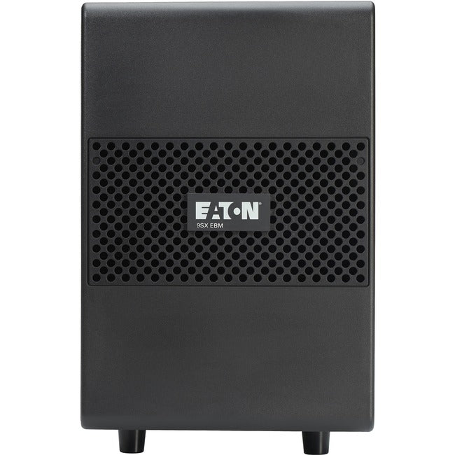 Eaton 9SXEBM48 48V extended battery module for 9SX1500 UPS system, tower model, showing battery connection ports and label