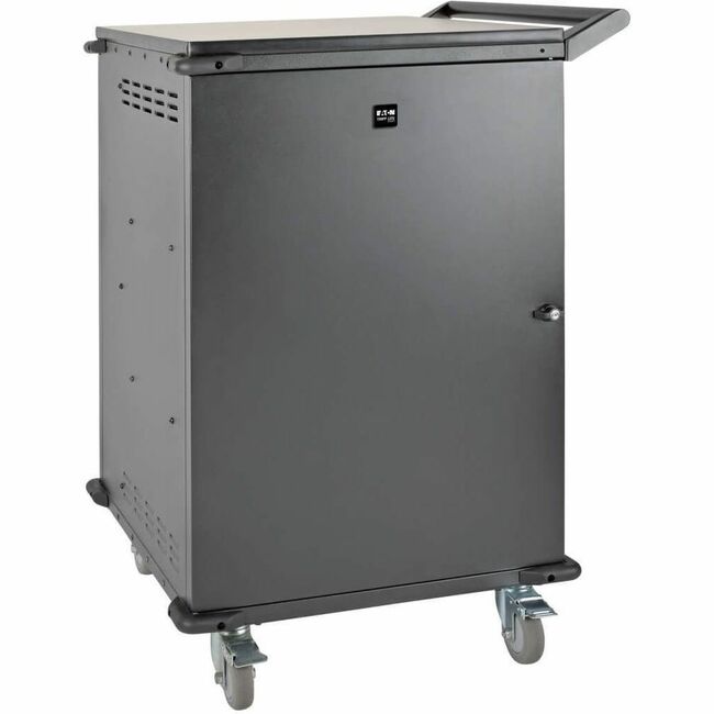 Eaton CSC42AC Tripp Lite Series 42-Device AC Mobile Charging Cart - Laptops and Chromebooks, 120V, NEMA 5-15P, 10 ft. (3.05 m) Cord, Black