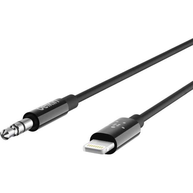 Belkin International INC AV10172BT03-BLK Belkin 3.5 mm Audio Cable With Lightning Connector