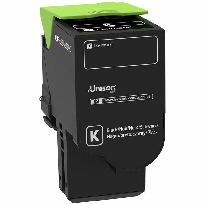 Lexmark 78C00KG Unison Original Standard Yield Laser Toner Cartridge - Black Pack