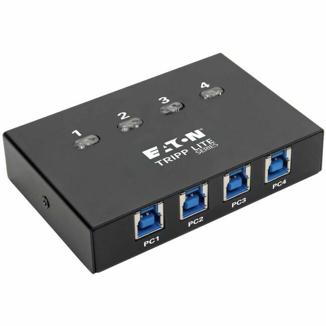Eaton U359-004 Tripp Lite Series 4-Port USB 3.x (5Gbps) Peripheral Sharing Switch