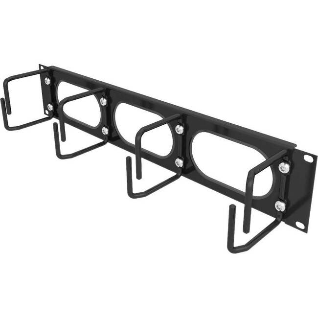 Vertiv VRA1001 2U Horizontal Cable Manager with Metal D Rings